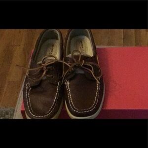 Sperry Women’s Brown Leather Boat Shoes
